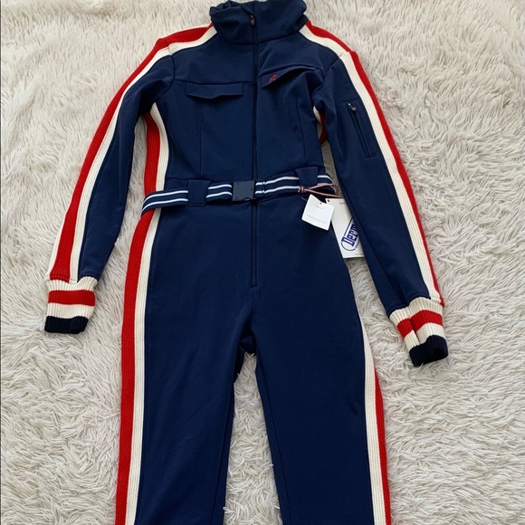 NWT  perfect moment crystal-soft one piece ski suit - Picture 4 of 7